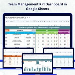 Team Management KPI Dashboard in Google Sheets