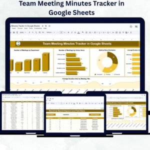 Team Meeting Minutes Tracker in Google Sheets