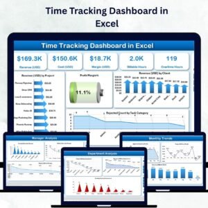 Time Tracking Dashboard in Excel