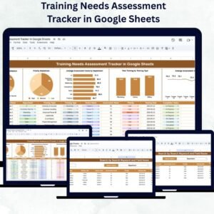 Training Needs Assessment Tracker in Google Sheets