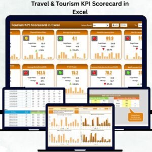 Travel & Tourism KPI Scorecard in Excel