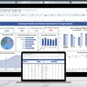 Employee Health and Safety Dashboard in Google Sheets