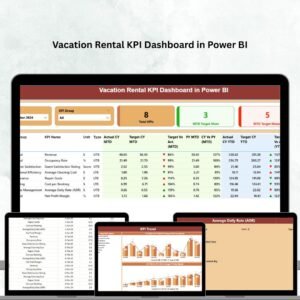 Vacation Rental KPI Dashboard in Power BI