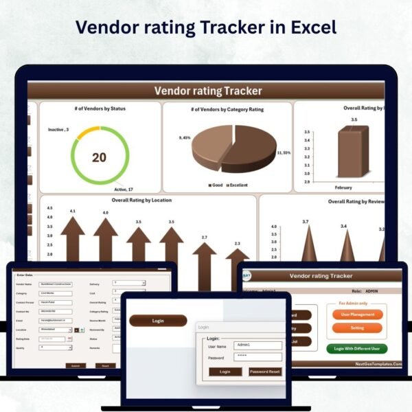 Vendor rating Tracker in Excel