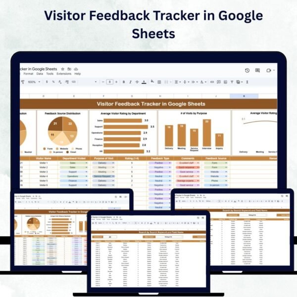 Visitor Feedback Tracker in Google Sheets