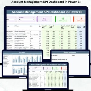 Account Management KPI Dashboard in Power BI