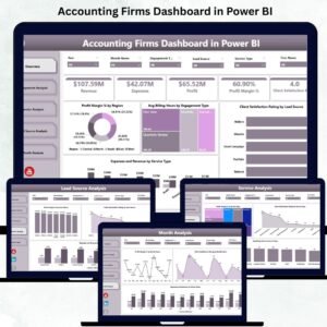 Accounting Firms Dashboard in Power BI