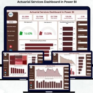Actuarial Services Dashboard in Power BI