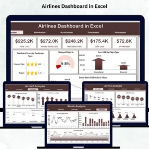 Airlines Dashboard in Excel