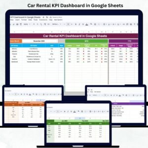 Car Rental KPI Dashboard in Google Sheets