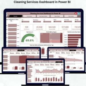 Cleaning Services Dashboard in Power BI