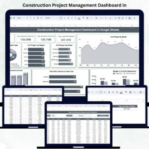 Construction Project Management Dashboard in Google Sheets