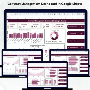 Contract Management Dashboard in Google Sheets