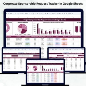 Corporate Sponsorship Request Tracker in Google Sheets