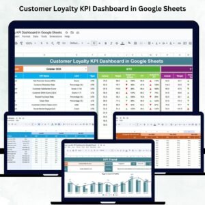 Customer Loyalty KPI Dashboard in Google Sheets