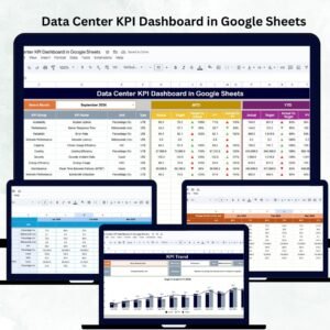 Data Center KPI Dashboard in Google Sheets