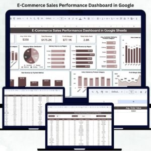 E-Commerce Sales Performance Dashboard in Google Sheets