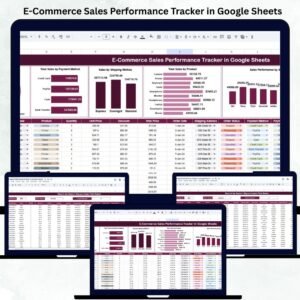 E-Commerce Sales Performance Tracker in Google Sheets