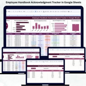 Employee Handbook Acknowledgment Tracker in Google Sheets