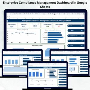 Enterprise Compliance Management Dashboard in Google Sheets