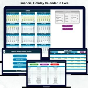 Financial Holiday Calendar in Excel
