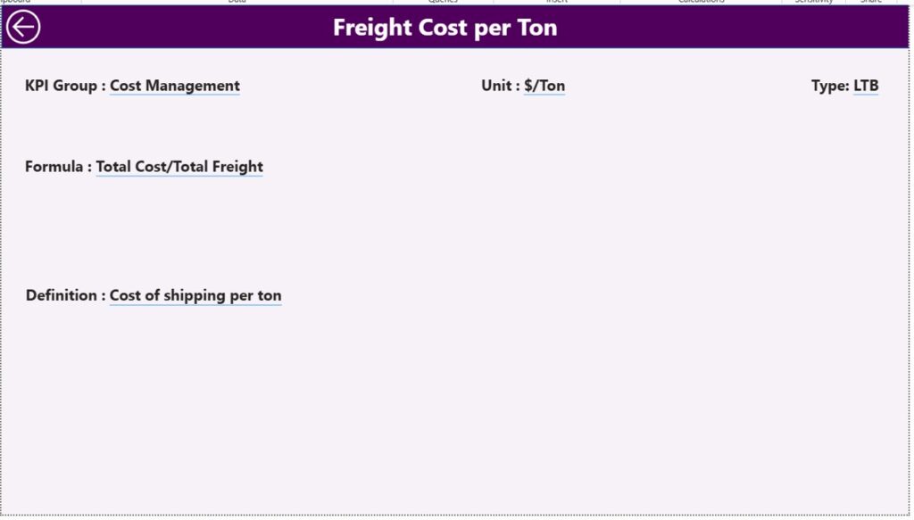 Freight Tracking KPI Dashboard in Power BI - Next Gen Templates