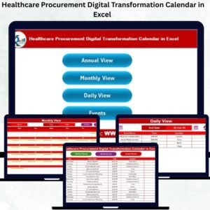 Healthcare Procurement Digital Transformation Calendar in Excel