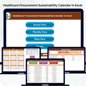 Healthcare Procurement Sustainability Calendar in Excel