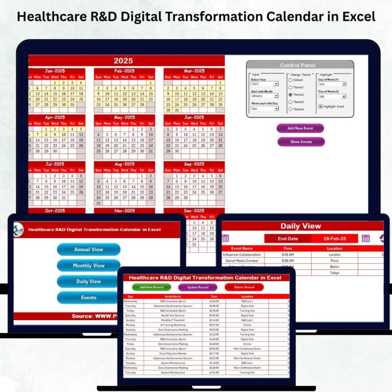 Updated Generation Calendar Team Availability Calendar in Excel - Next Gen Templates