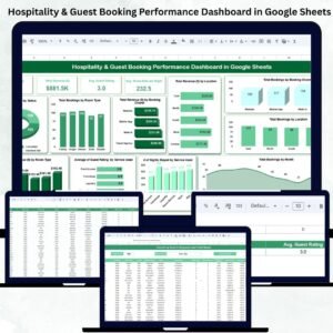 Hospitality & Guest Booking Performance Dashboard in Google Sheets