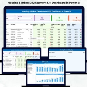 Housing & Urban Development KPI Dashboard in Power BI