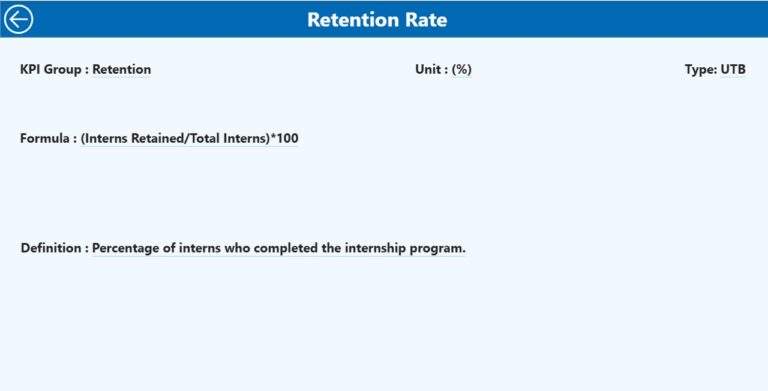 Internship Program KPI Dashboard in Power BI - Next Gen Templates