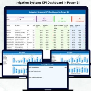 Irrigation Systems KPI Dashboard in Power BI
