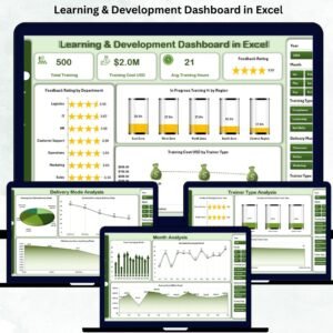 Learning & Development Dashboard in Excel