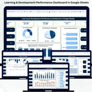 Learning & Development Performance Dashboard in Google Sheets