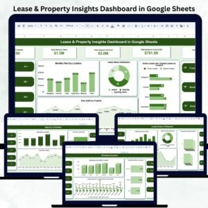 Lease & Property Insights Dashboard in Google Sheets