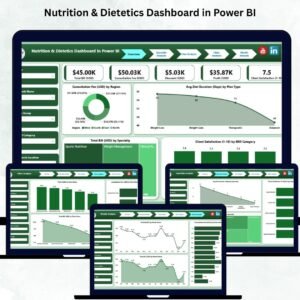 Nutrition & Dietetics Dashboard in Power BI