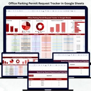 Office Parking Permit Request Tracker in Google Sheets