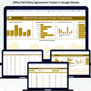 Office Pet Policy Agreement Tracker in Google Sheets