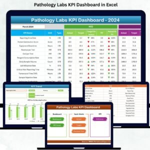 Pathology Labs KPI Dashboard in Excel