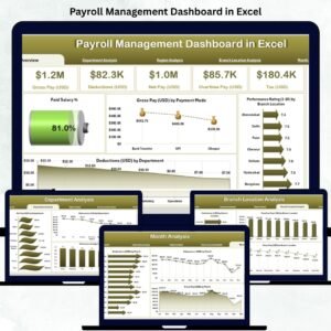 Payroll Management Dashboard in Excel