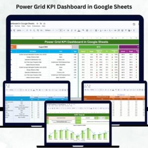 Power Grid KPI Dashboard in Google Sheets