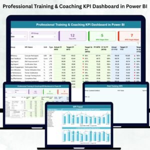 Professional Training & Coaching KPI Dashboard in Power BI