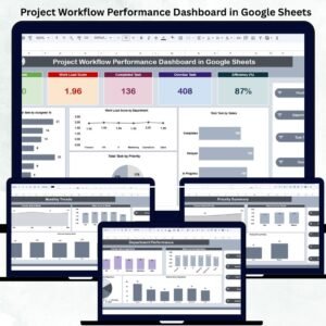 Project Workflow Performance Dashboard in Google Sheets