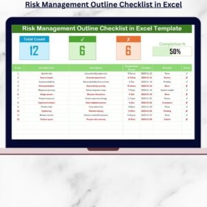 Risk Management Outline Checklist in Excel