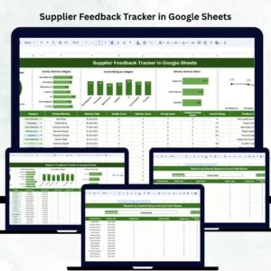 Supplier Feedback Tracker in Google Sheets