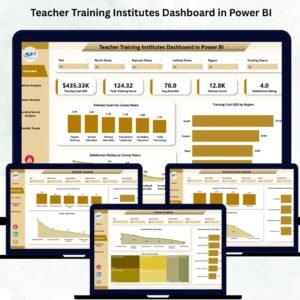 Teacher Training Institutes Dashboard in Power BI