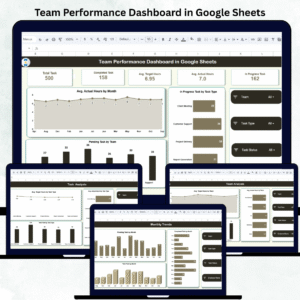 Team Performance Dashboard in Google Sheets