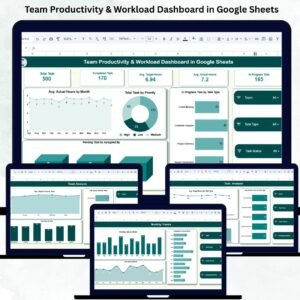 Team Productivity & Workload Dashboard in Google Sheets