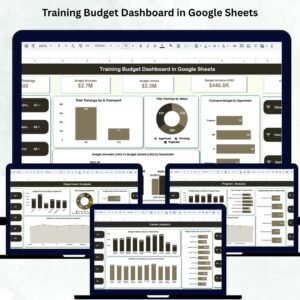 Training Budget Dashboard in Google Sheets
